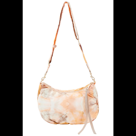 Vince Camuto Washable Nylon Crossbody Harlo Tie Dye Peach Melt - Picture 1 of 1